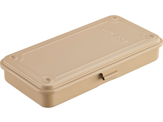 TRUSCO トランク型工具箱 203×109×35 ライトサンド T-19LS