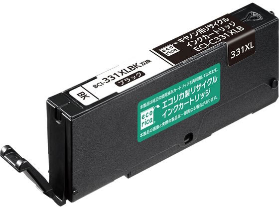 エコリカ キヤノン用 リサイクルインク ブラック ECI-C331XLB エコリカ キヤノン用 リサイクルインク ブラック ECI-C331XLB