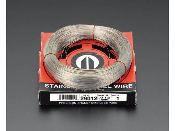 エスコ ミュージックワイヤー ステンレス 0.838mm×103m EA951A-0.8A