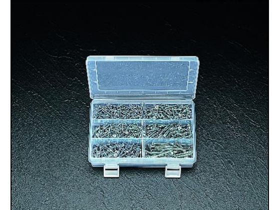 エスコ 皿頭木ねじセット ユニクロメッキ 2.7-4.5mm EA949EB エスコ 皿頭木ねじセット ユニクロメッキ 2.7-4.5mm EA949EB