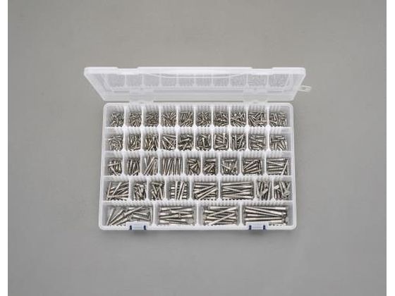 エスコ 皿頭木ねじセット ステンレス製 2.1-5.1mm EA949ED-5