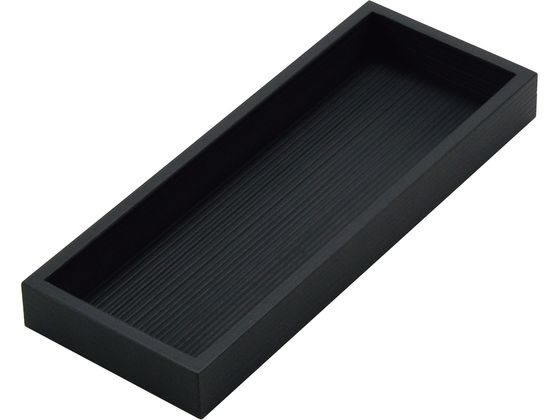 EBM 木製 浅型 千筋カトラリーボックス 黒 1026340