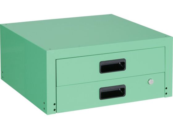 TRUSCO ラビットワゴン用引出2段 500×500 YG色 RBW-55X YG