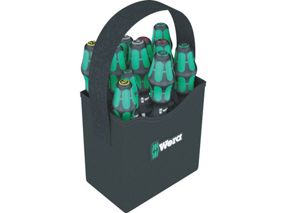 Wera 2GO ドライバーセット 持ち手付バッグ入り 11本 004313 Wera 2GO ドライバーセット 持ち手付バッグ入り 11本 004313