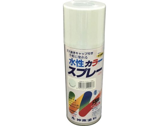 シントー 水性カラースプレー ホワイト 300ML 2903-0.3 シントー 水性カラースプレー ホワイト 300ML 2903-0.3