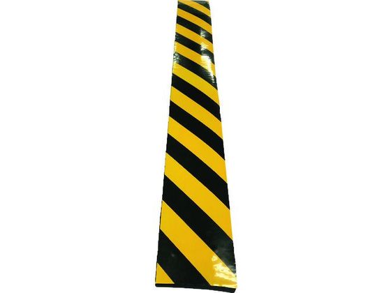日東エルマテ NEWトラクッション 厚手 30mm×100mm×1m 黄／黒