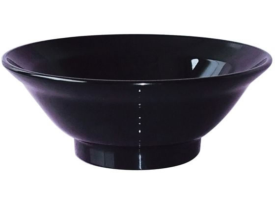EBM メラミン エコラーメン丼 ブラック(M-59) 7343820