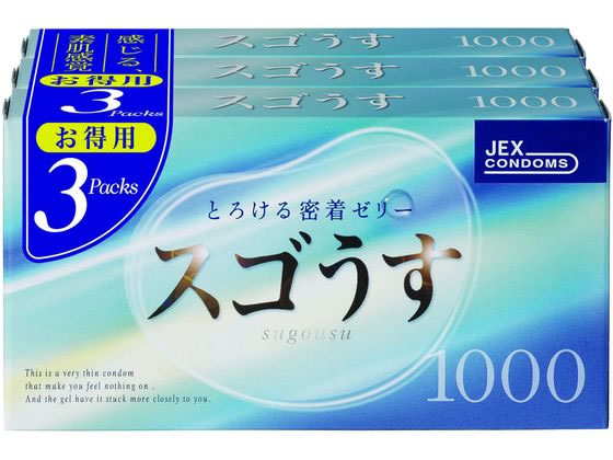 ジェクス スゴうす1000 12個×3箱【管理医療機器】 ジェクス スゴうす1000 12個×3箱【管理医療機器】