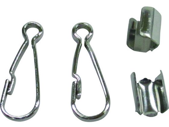 ユタカメイク 金具 紐用ナスカンセット 細丸紐用B3mm×A23m JN-01