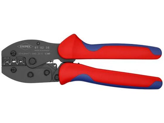 エスコ 圧着ペンチ 差込端子用 0.5-6.0mm2 EA538KH-14