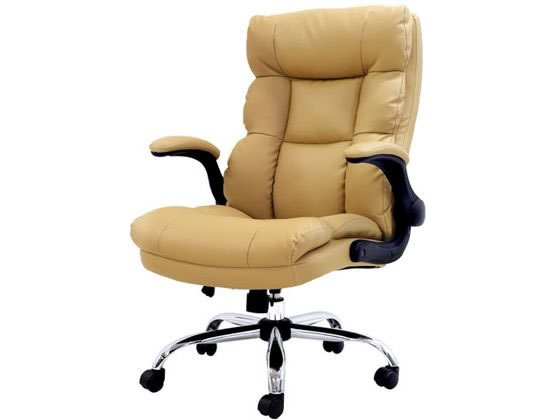 Netforce ダイン オフィスチェア PUレザー キャメル DYN-1-FW-CA Netforce ダイン オフィスチェア PUレザー キャメル DYN-1-FW-CA