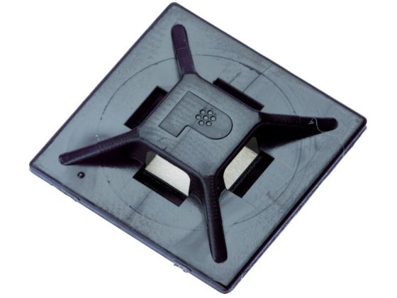 パンドウイット マウントベース アクリル系粘着テープ付き 耐候性黒(500個入) ABMM-AT-D0 パンドウイット マウントベース アクリル系粘着テープ付き 耐候性黒(500個入) ABMM-AT-D0