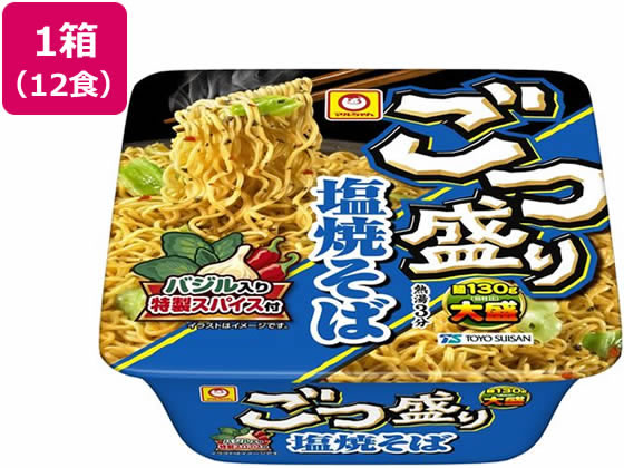 東洋水産 ごつ盛り 塩焼そば 12個 東洋水産 ごつ盛り 塩焼そば 12個