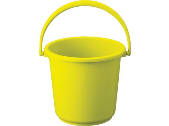 TRUSCO PPカラーバケツ 15L 黄 TPPB-15-Y