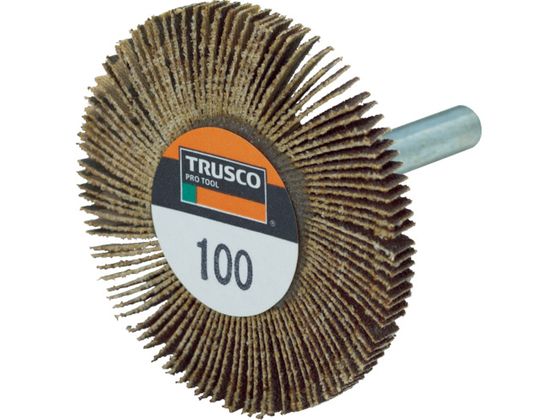 TRUSCO 薄型フラップホイール 50×5×6 #100 5個入 UF5005-100 TRUSCO 薄型フラップホイール 50×5×6 #100 5個入 UF5005-100