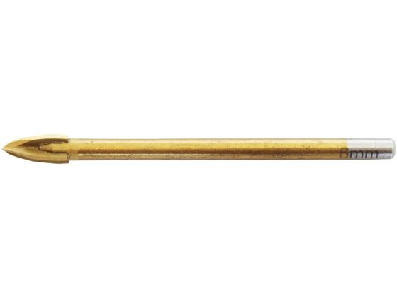 新潟精機 ガラスドリル 4枚刃 6mm GD-6F 新潟精機 ガラスドリル 4枚刃 6mm GD-6F