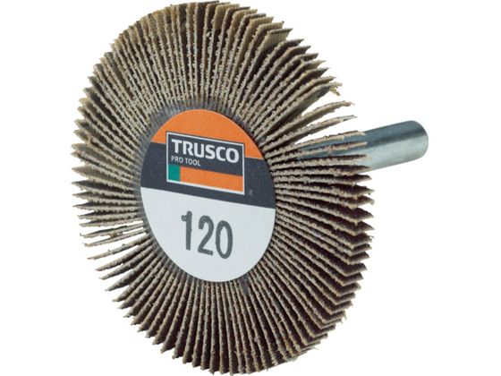 TRUSCO 薄型フラップホイール 50×5×6 #120 5個入 UF5005-120 TRUSCO 薄型フラップホイール 50×5×6 #120 5個入 UF5005-120