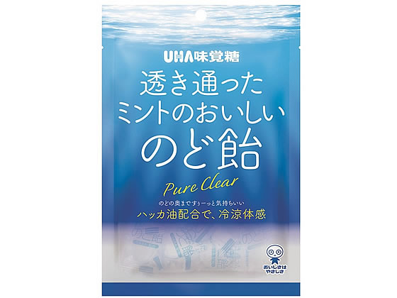 UHA味覚糖 透き通ったミントのおいしいのど飴 92g UHA味覚糖 透き通ったミントのおいしいのど飴 92g