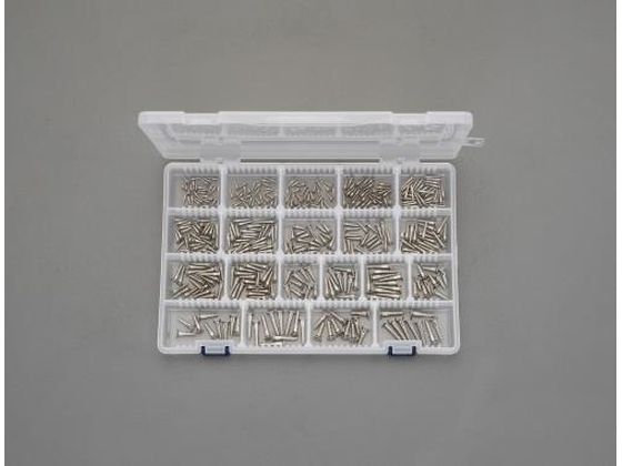 エスコ 皿頭木ねじセット 真鍮製 2.1-4.5mm EA949EJ-4