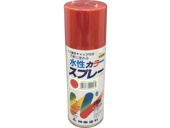 シントー 水性カラースプレー レッド 300ML 2908-0.3 シントー 水性カラースプレー レッド 300ML 2908-0.3