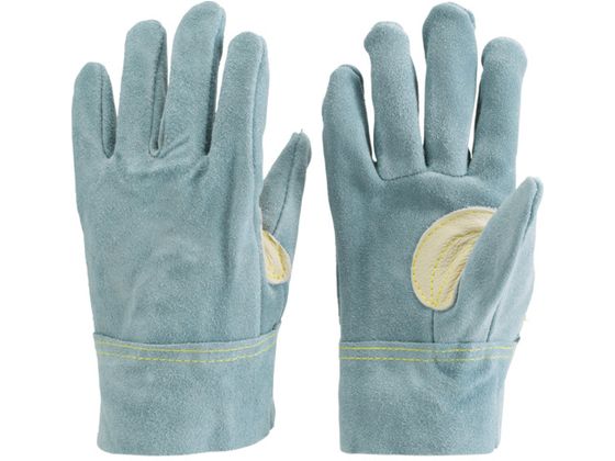 TRUSCO オイル加工革手袋 当て付 Mサイズ TYK-107BH-M