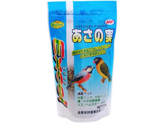 ナチュラルペット エクセル あさの実 220g ナチュラルペット エクセル あさの実 220g