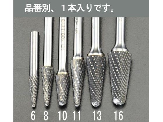 エスコ 超硬カッター 6mm軸 11×27mm EA819JC-11 エスコ 超硬カッター 6mm軸 11×27mm EA819JC-11