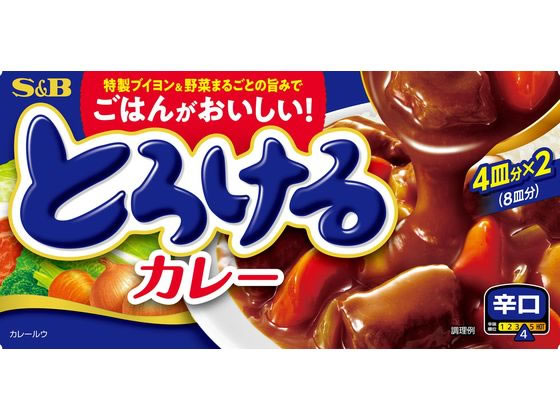 エスビー食品 とろけるカレー 辛口 144g エスビー食品 とろけるカレー 辛口 144g
