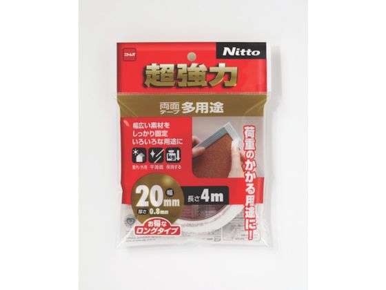 ニトムズ 超強力両面テープ多用途20×4 T4543