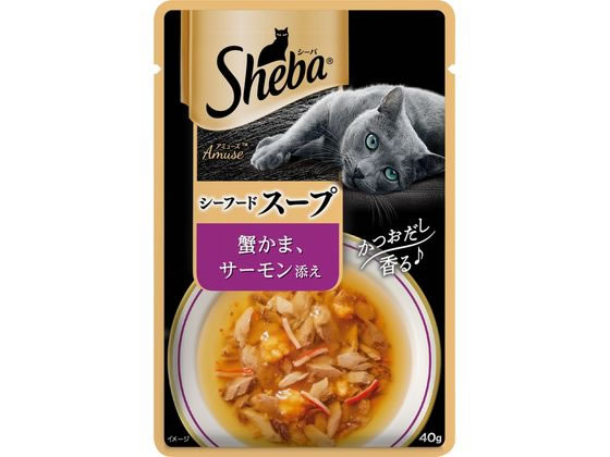 マースジャパン シーバアミューズ シーフードスープ 蟹かまサーモン 40g マースジャパン シーバアミューズ シーフードスープ 蟹かまサーモン 40g