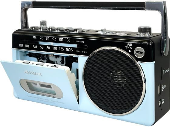 aiwa ラジオカセットプレーヤー GAA4-RCP0003(PB)が9,179円 通販