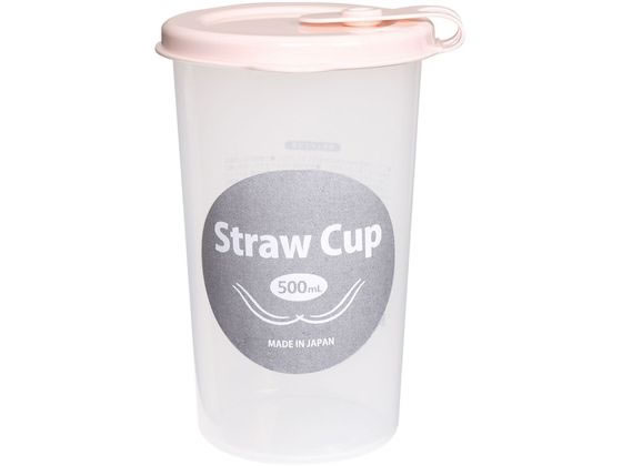 小久保工業所 キャップ付 ストローカップ(ピーチ) KK-370