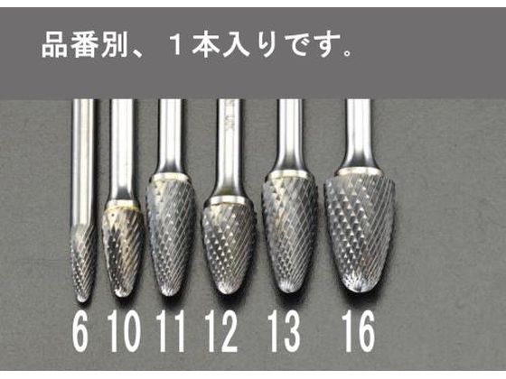 エスコ 超硬カッター 6mm軸 12×19mm EA819JE-12 エスコ 超硬カッター 6mm軸 12×19mm EA819JE-12