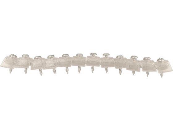 ダイドーハント ショート連結波板ビス 12連×2本(24本入) 4.2×23mm クリア 10176068 ダイドーハント ショート連結波板ビス 12連×2本(24本入) 4.2×23mm クリア 10176068