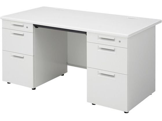 ●色：白／白●サイズ：幅１４００×奥行７００×高さ７００ｍｍ●内寸：センタートレー／幅５５８×奥行き３８２×高さ４２ｍｍ●キャビネットサイズ：（上段）／幅３２８×奥行き４４２×高さ７５ｍｍ、（中段）／