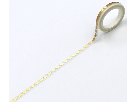 ワールドクラフト キラキラマスキングテープ Semicircle 5mm×5m