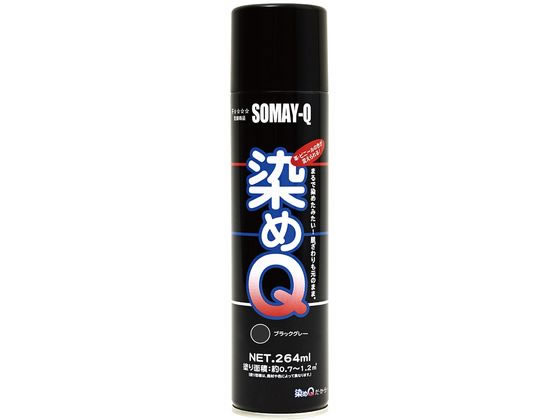 染めQテクノロジィ 染めQ エアゾール 264mL ブラックグレー