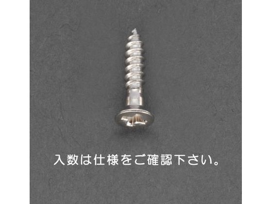 エスコ 皿頭木ねじ 真鍮製 12本 3.1×13mm EA949EJ-408