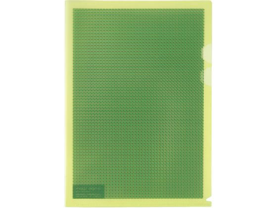 プラス クリアーホルダー カモフラージュ ハード仕切付 A4 グリーン 89572