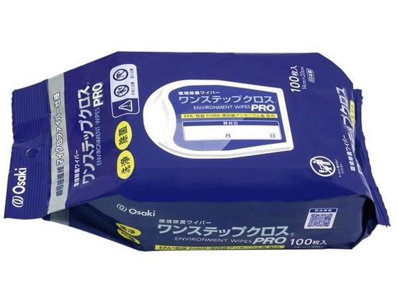 オオサキメディカル ワンステップクロスPRO ピロータイプ 100枚入 72179