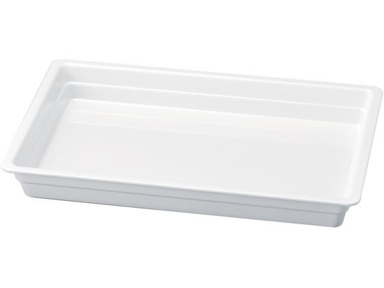 若泉漆器 ニューホワイト 長角盛鉢 32cm 0262410