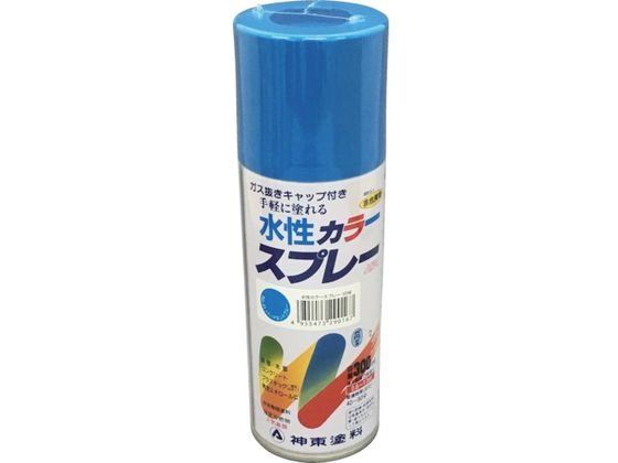 シントー 水性カラースプレー パーマネントブルー 300ML 2916-0.3 シントー 水性カラースプレー パーマネントブルー 300ML 2916-0.3