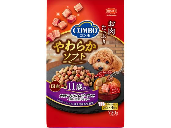 日本ペットフード コンボ ドッグ やわらか 11歳 ささみ&ビーフ 日本ペットフード コンボ ドッグ やわらか 11歳 ささみ&ビーフ