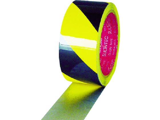 スリオン 危険表示用反射テープ 45mm×10m黄/黒 スリオン 危険表示用反射テープ 45mm×10m黄/黒