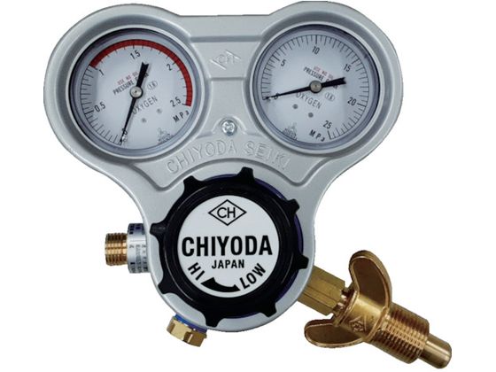 千代田 酸素用調整器スタウト (関西式) 乾式安全器内蔵型