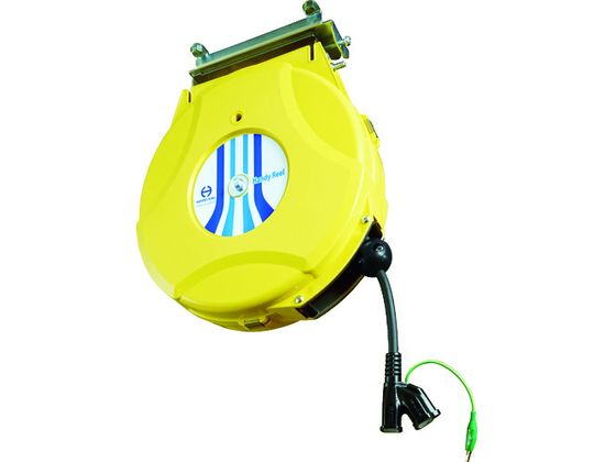 日平 リール コンセントリール 10M 125V・10A(コード引き出し時) HEP-610C-Y 日平 リール コンセントリール 10M 125V・10A(コード引き出し時) HEP-610C-Y