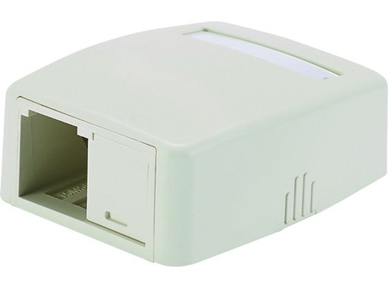 パンドウイット ローゼットボックス 2個口 1ローゼット+1ブランク 白