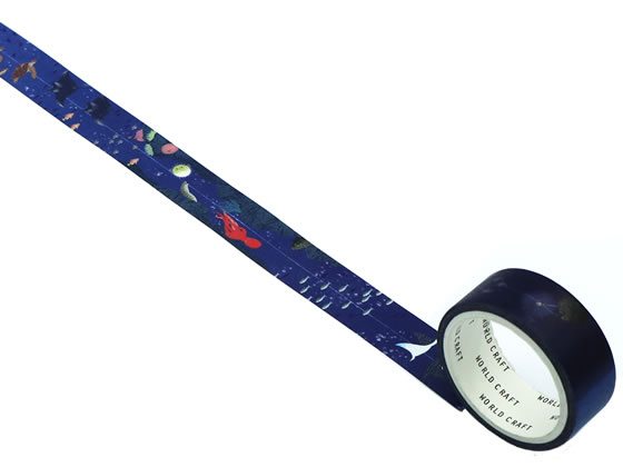 ワールドクラフト たてマス 海底旅行 15mm×7m TMMT15-005 ワールドクラフト たてマス 海底旅行 15mm×7m TMMT15-005
