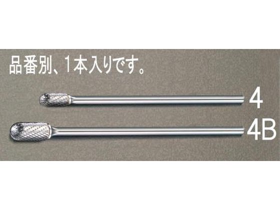 エスコ 超硬カッター 6mm軸 10×19×169mm EA819JL-4 エスコ 超硬カッター 6mm軸 10×19×169mm EA819JL-4