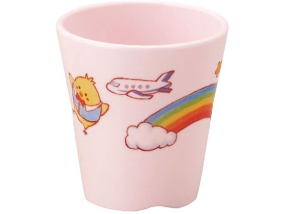 メラミン子供食器 みんなともだち。 カップ YMF-1 ピンク